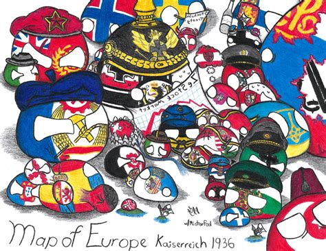 Kaiserball Map Of Europe 1936 R Kaiserreich