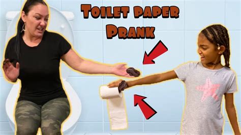 Wiping Poop On My Daughter Prank Toilet Paper Bathroom Pranks Youtube