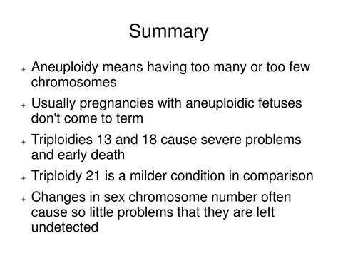 Ppt Chromosome Disorders Numerical Abnormalities Powerpoint