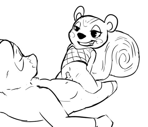Rule 34 Anal Anal Sex Animal Crossing Animated Balls Black And White