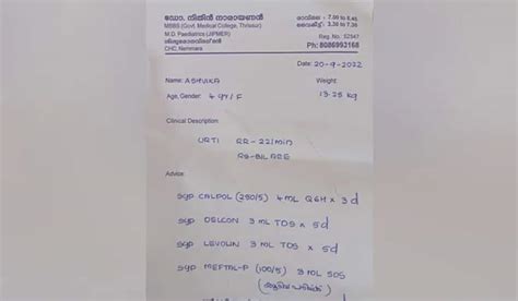Kerala Doctors Super Neat Handwriting On Prescription Takes Internet By