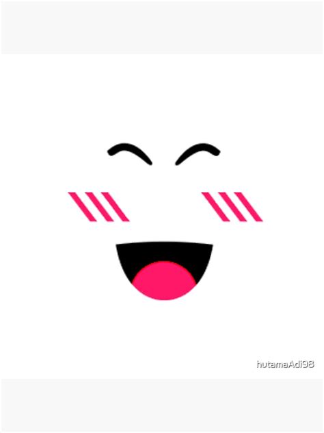 Roblox Super Super Happy Face Art Print For Sale By Hutamaadi98