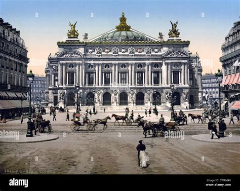 The Opera House Paris France In The Last Decade Of The 19th Century