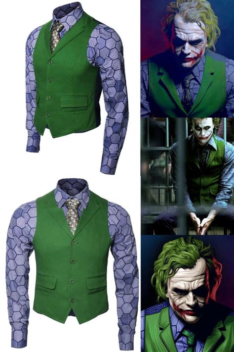Batman Dark Knight Joker Costume Heath Ledger Arthur Fleck Joker Costume Dark Knight Joker