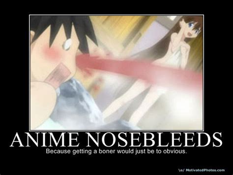 Anime Nosebleeds Because Getting A Boner Would Be Just Too Obvious