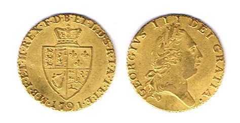 George Iii Gold Half Guinea 1791 At Whytes Auctions Whytes Irish