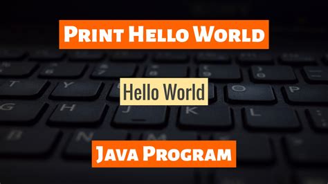 How To Print Hello World In Java Techdecode Tutorials