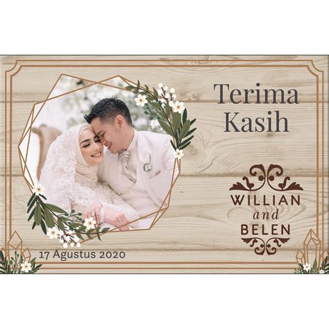 59 Stiker Ucapan Terima Kasih Wedding