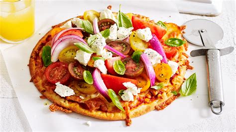 Fresh Tomato And Goats Cheese Pizza Recipe Coles