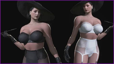 Lady Dimitrescu New Sexy Mods Ultra Bikini Costume Mod Resident Evil Village Cutscenes