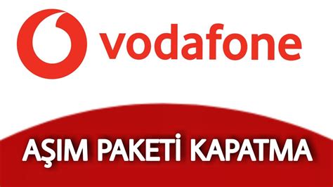 Vodafone Aşım Paketi Nasıl İptal Edilir Aşım Paketi İptal Etme YouTube
