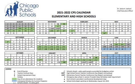 Cps Calendar 21 22 English Cps School Calendar Foreman College And