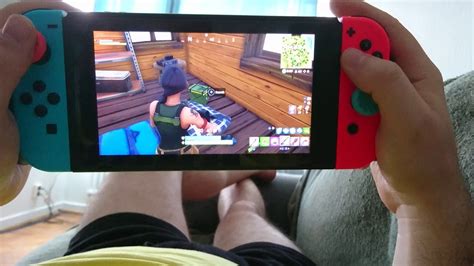 Fortnite Battle Royale Nintendo Switch Handheld Mode Youtube