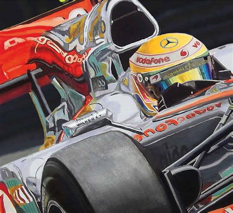Lewis Hamilton Monaco Limited Edition F1 Art Print Gpbox