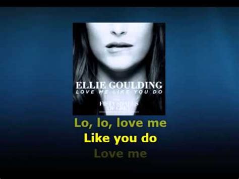 Love me like you do* (оригинал ellie goulding). Ellie Goulding - Love Me Like You Do (Lyric) - YouTube