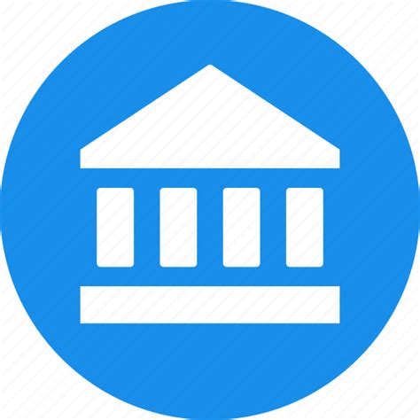 Bank Icon Blue
