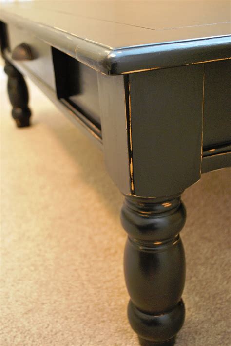 Are you looking for distressed coffee table set? B's Refurnishings: Black, Distressed Coffee Table