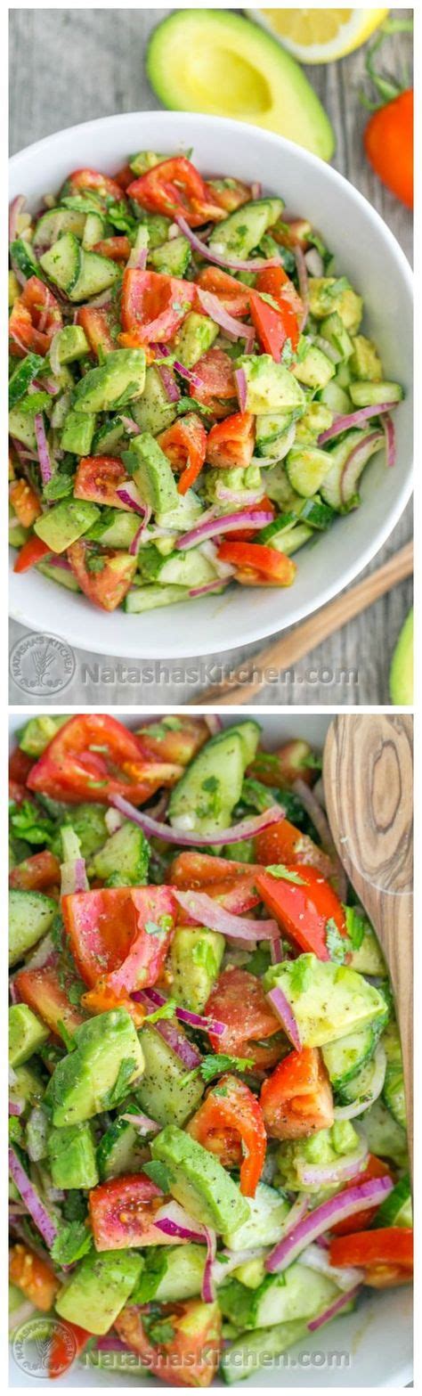 This avocado tuna salad recipe is a keeper! This Cucumber Tomato Avocado Salad recipe is a keeper ...
