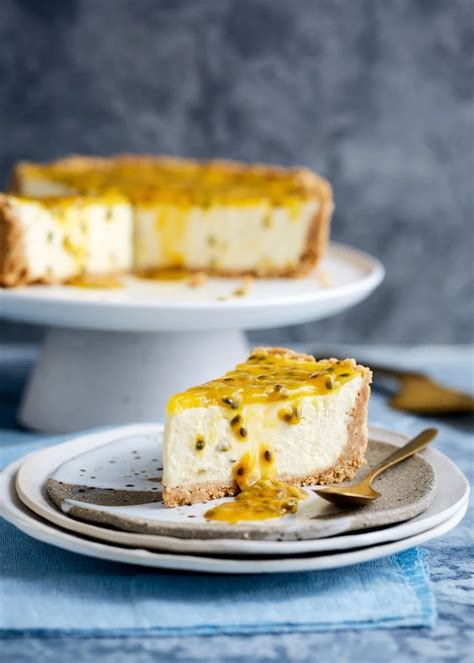 Passionfruit No Bake Cheese Cake Passion Fruit Recipes Harris Farm Harris Farm Markets