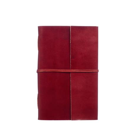 Fair Trade Handmade Eco Xl Plain Leather Journal Notebook Diary 2nd