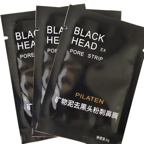 pilaten suction black mask face care mask deep cleaning tearing style pore strip deep cleansing