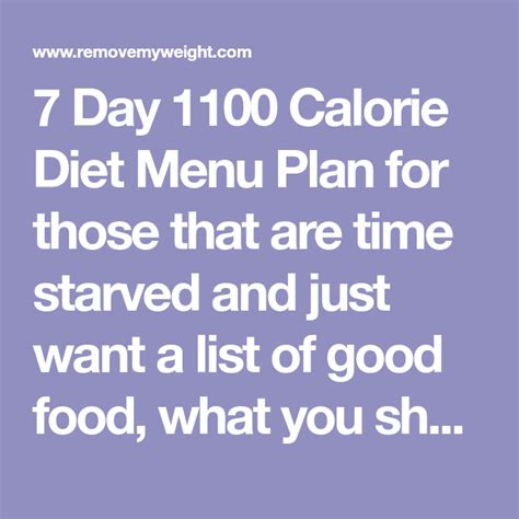 Free 7 Day 1100 Calorie Diet Menu Plan Paleo Foods 1100 Calorie Diet