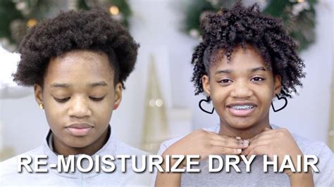 How To Re Moisturize Dry Natural Hair Using The Loc Method Video