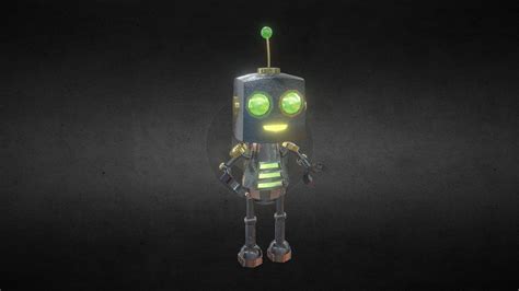 Low Poly Robot 3d Model By Oliviabrosnan Cc41491 Sketchfab