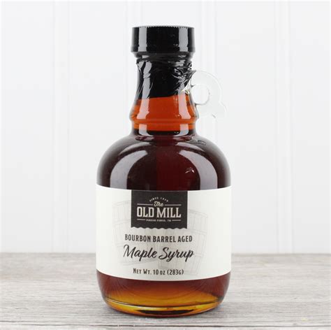 Barrel Aged Bourbon Maple Syrup The Old Mill