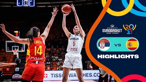 Serbia Spain Highlights Fiba Womens Eurobasket 2021 Youtube