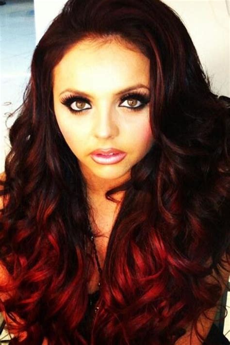 Flaming red hair really sets off blue eyes well. Mixing Dark Brown and Red Hair Dye | Hair color burgundy ...