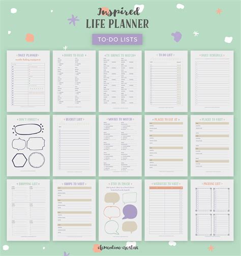 The Inspired Life Planner A Printable Life Planner To Keep You Organized