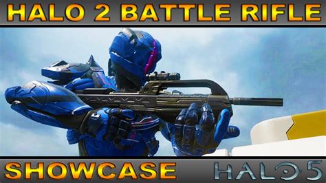 Halo 2 Battle Rifle Mythic Weapon Showcase Halo 5 Guardians Youtube