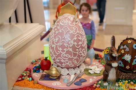 Grand Floridian Easter Egg Display 2019 15 Blog Mickey Disney News