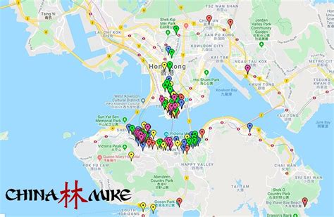 Wan Chai Hong Kong Map