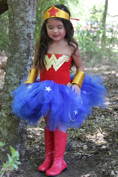 20 diy costumes for teens that they'll actually wear. Wonder Woman Tutu, Wonderwoman Halloween Costume | Little Ladybug Tutus