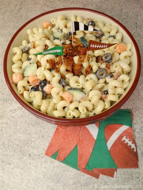 Bacon And Vegetables Pasta Salad Big Game Recipe Plus