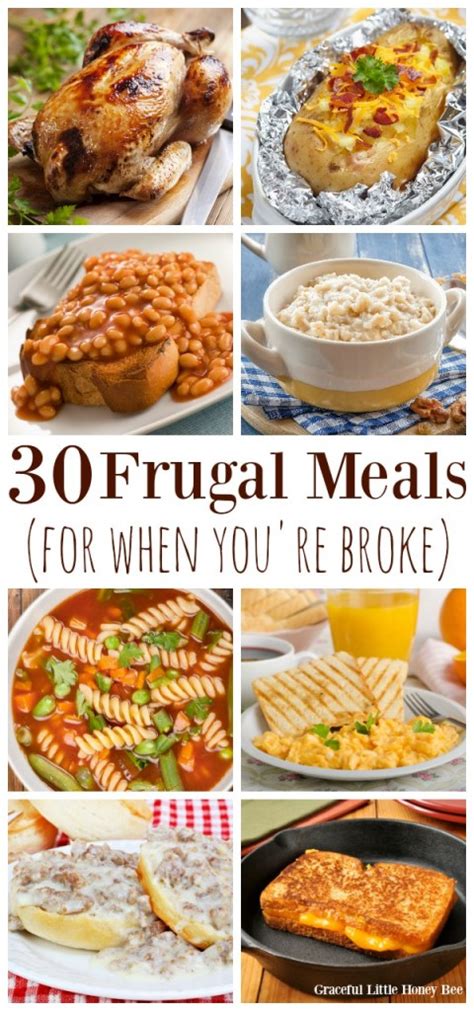 30 Frugal Meal Ideas For When Youre Broke Video Graceful Little