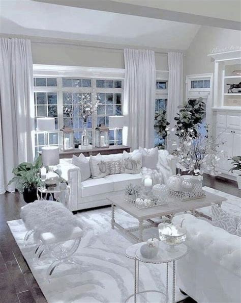 The Most Beautiful White Living Room Romantic Living Room White
