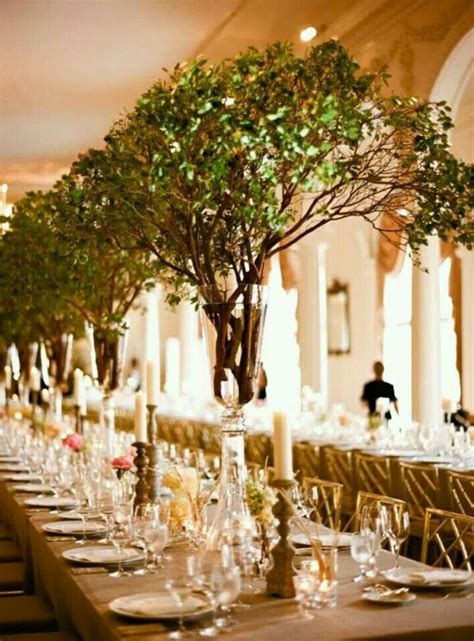 Branches As Centerpieces Would You Green Centerpieces Wedding
