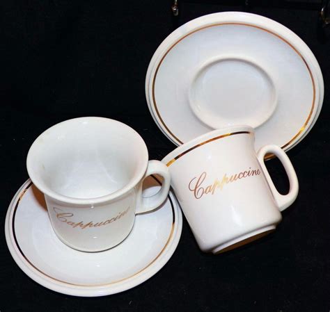 Though your espresso maker is certainly important, getting the perfect espresso cups and saucers is also paramount. Retired ACF Made in Italy Cappucino Coffee Espresso 6 oz ...