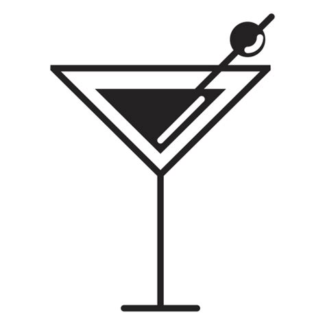 Icono De Cóctel Martini Plana Descargar Pngsvg Transparente
