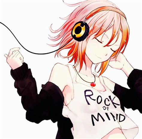 Anime Girl Listening To Music Music Drawings Art Drawings Cute Anime
