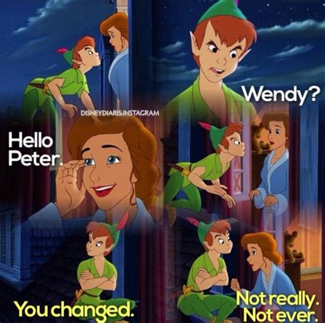 Peter And Grown Up Wendy From Return To Neverland Cool Wallpapers For