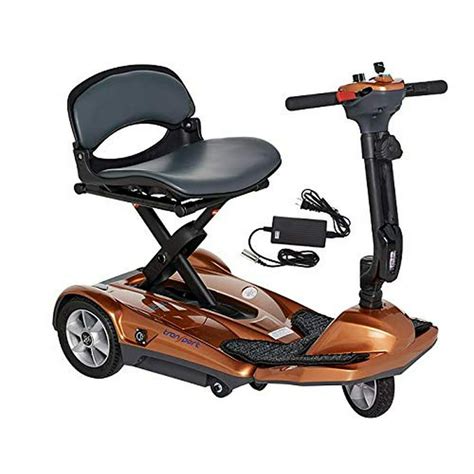 Ev Rider Transport Easy Move Folding Mobility Scooter Copper