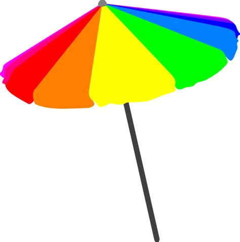 Beach Umbrella Clipart Vector