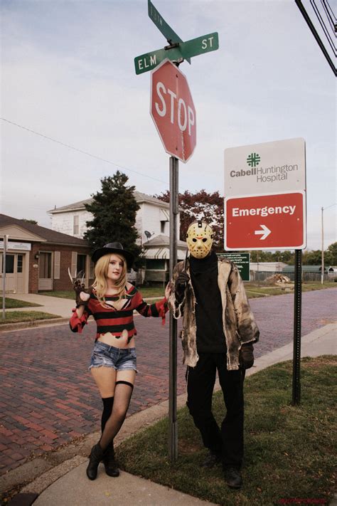 Go to store straight out of a nightmare, this jason halloween costume is a sure bet for scariest look at the costume party! Freddy vs Jason: Coming To A Street Near You by ...
