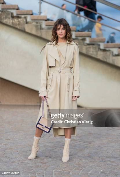 Female Model Long Coat Photos And Premium High Res Pictures Getty Images