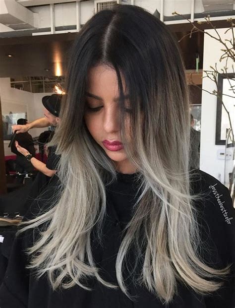 Medium hair styles curly hair styles charcoal hair ombre hair color gray ombre black to grey ombre hair ombre bob hair color for black hair. Grey Hair Trend - 20 Glamorous Hairstyles for Women 2020 ...