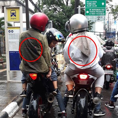 kumpulan foto lucu orang naik motor yang bikin ngakak ngakak online